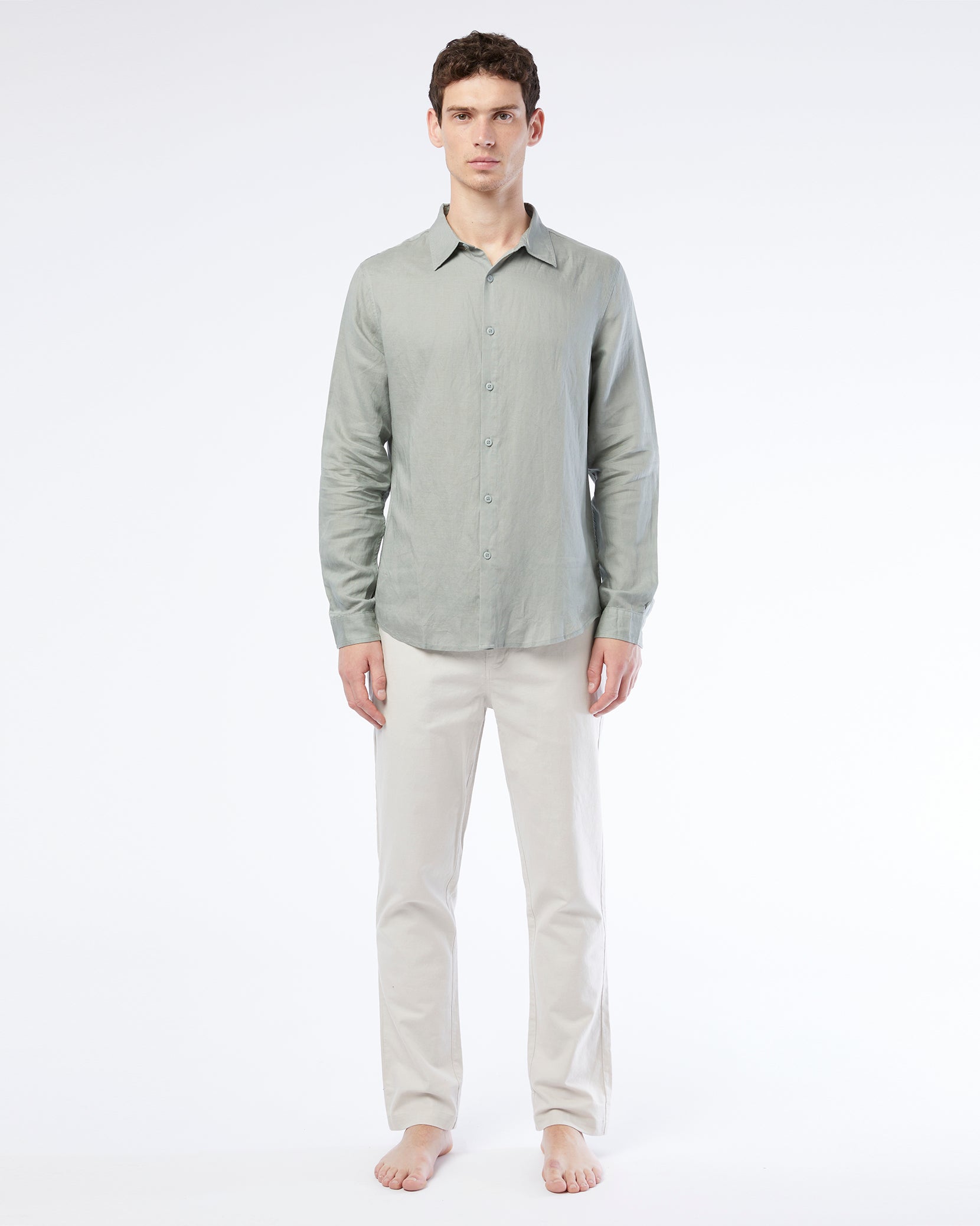 Air Linen Long Sleeve Shirt - Image 4