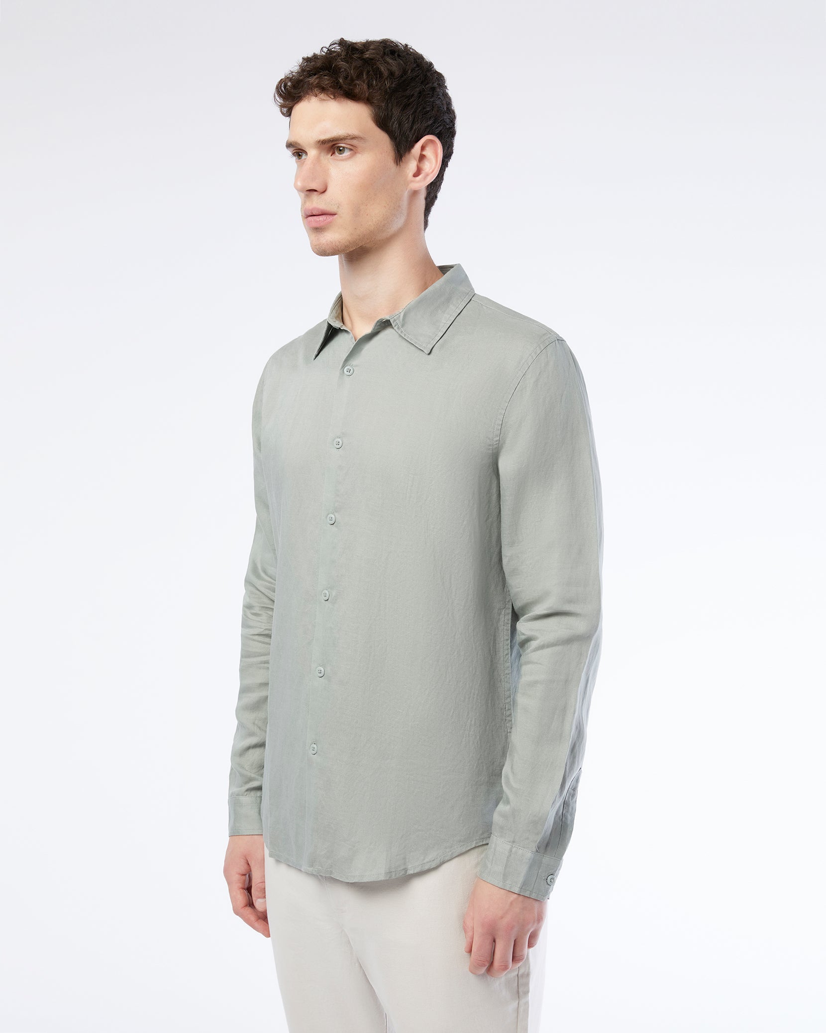 Air Linen Long Sleeve Shirt - Image 2