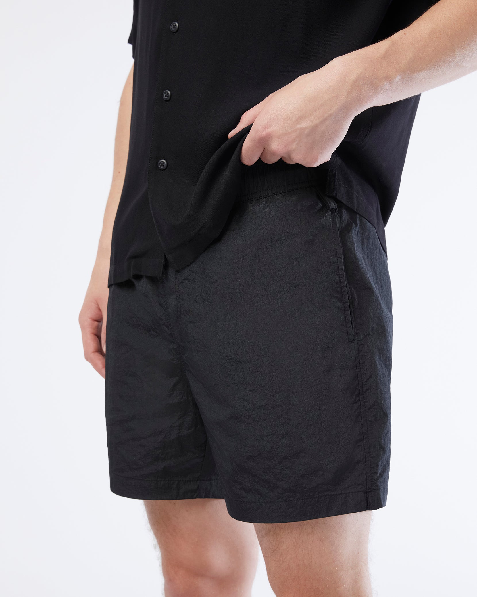 Nylon Crinkle 5 Swim Trunk - Image 5