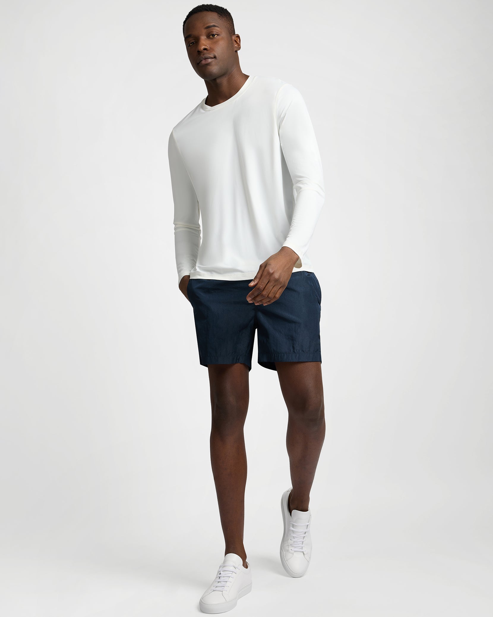 Nylon Crinkle 5 Swim Trunk - Image 3