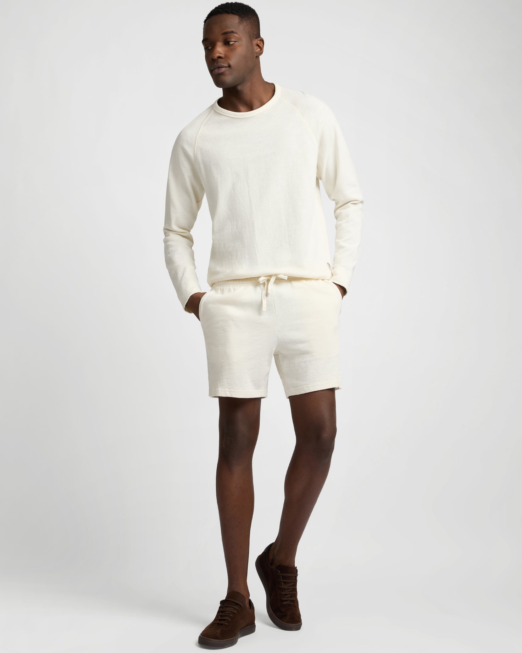 Slub Terry Crewneck Sweater - Image 3