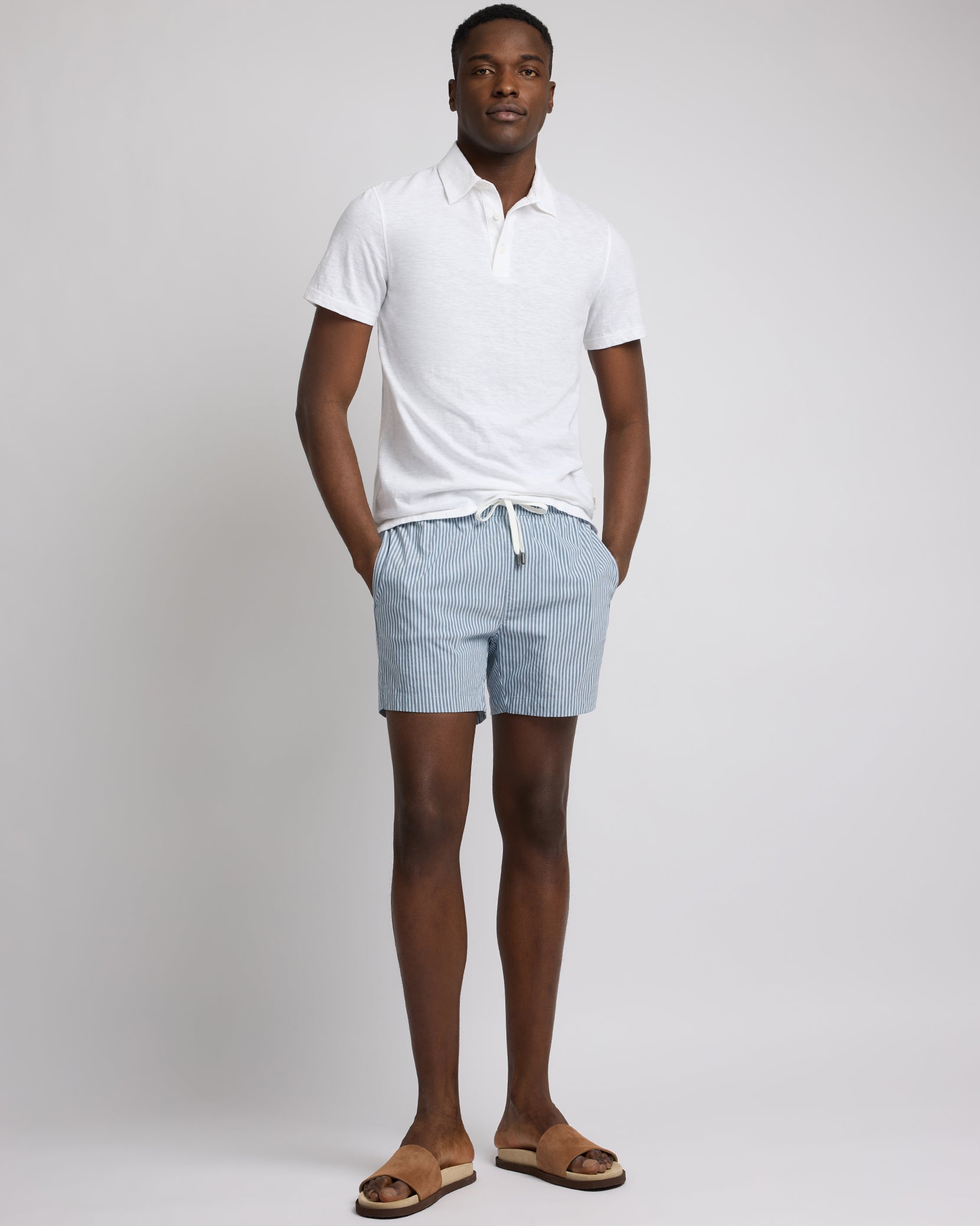 Slub Short Sleeve Polo - Image 3