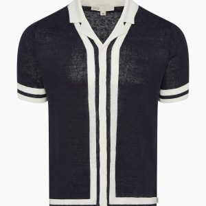 Linen Knit Camp Shirt