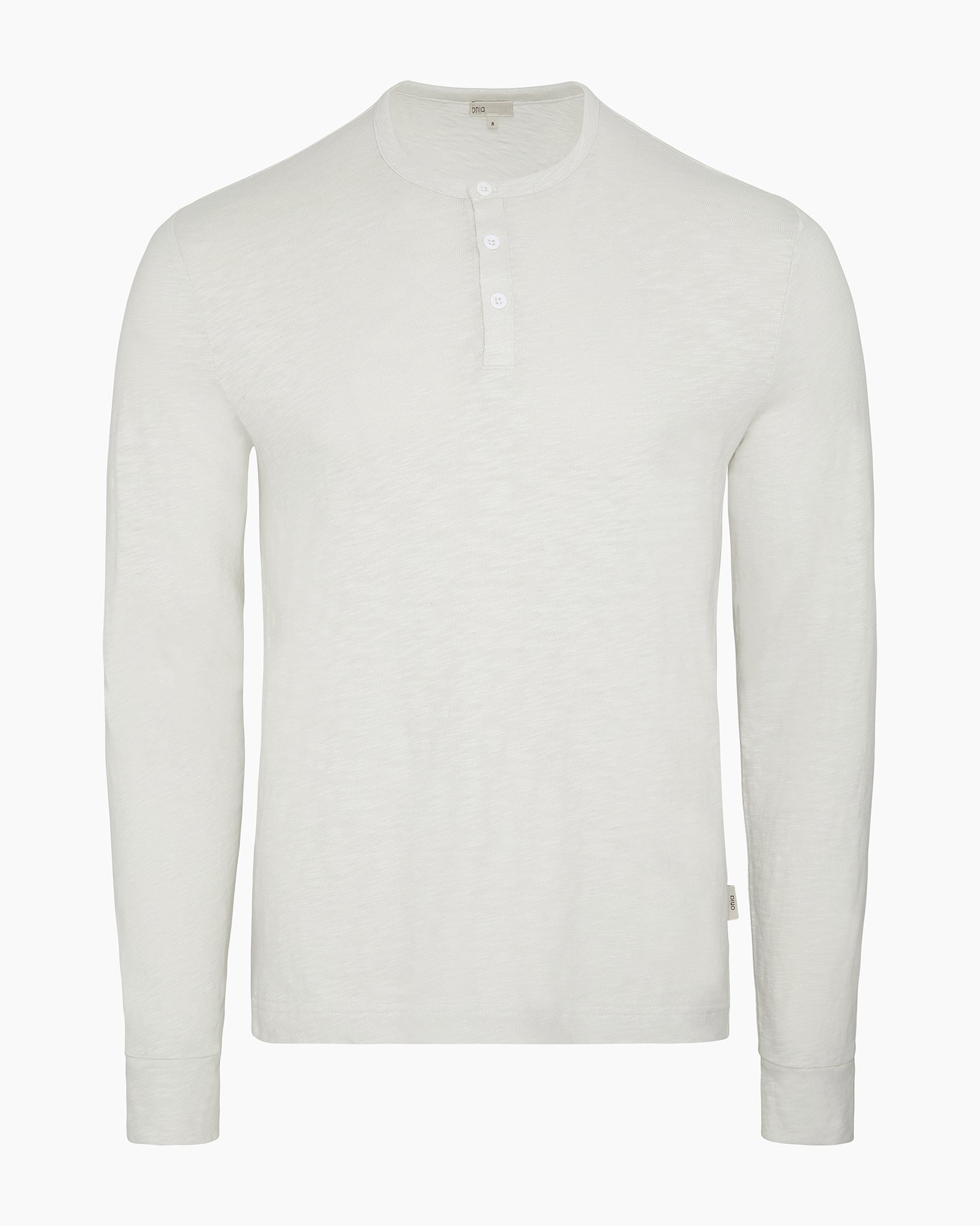 Long Sleeve Slub Henley