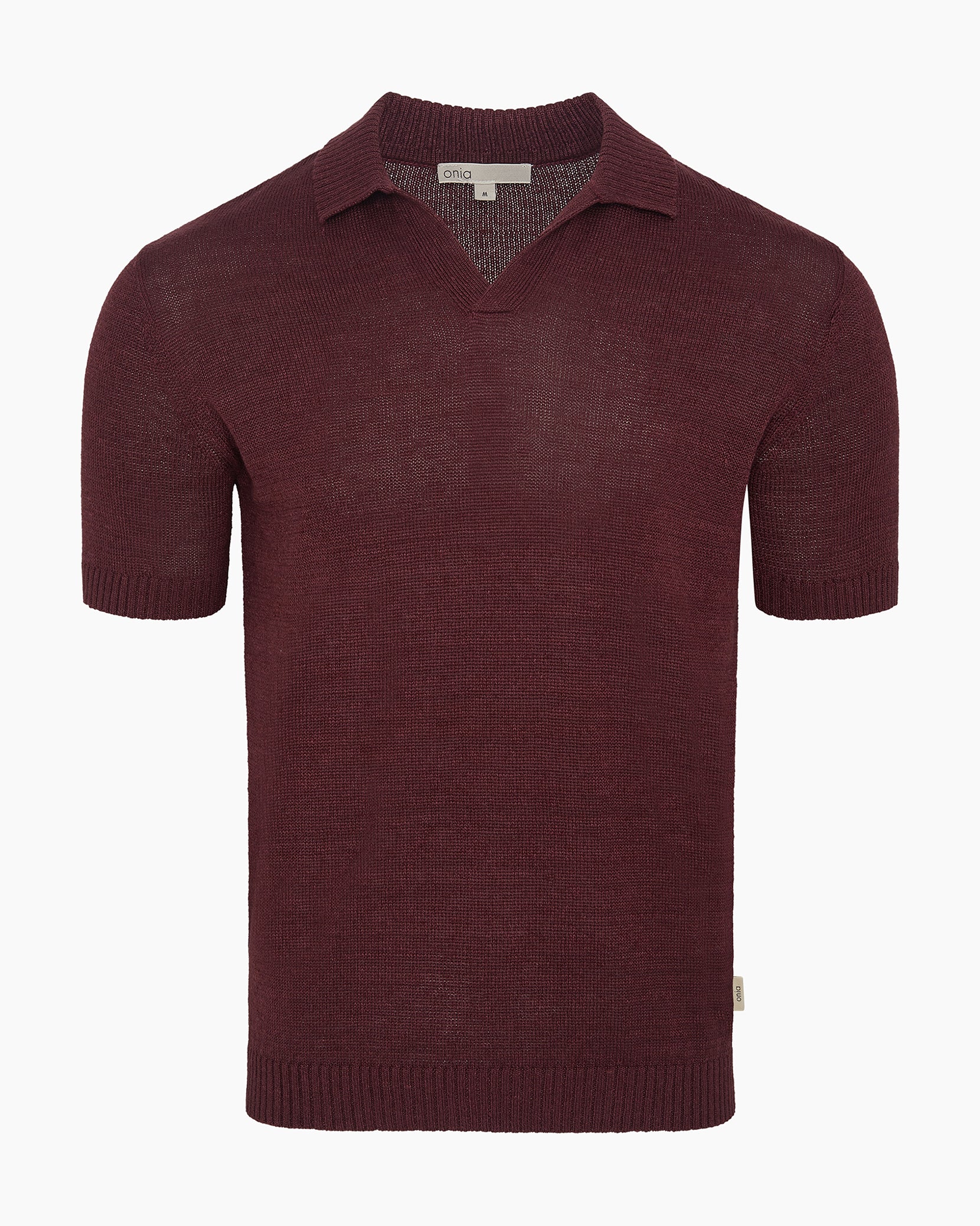 Silk Linen Short Sleeve Johnny Polo