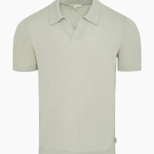 Boucle Knit Johnny Polo