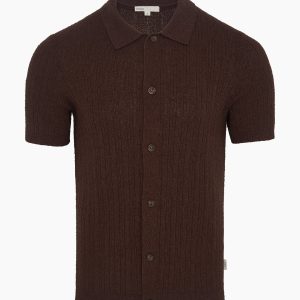 Boucle Rib Button Up Shirt