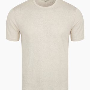 Stretch Linen Crewneck Tee