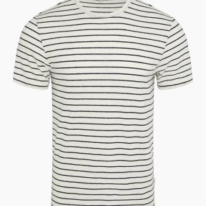 Stretch Linen Crewneck Tee