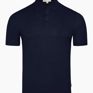 Stretch Linen Jersey Short Sleeve Polo