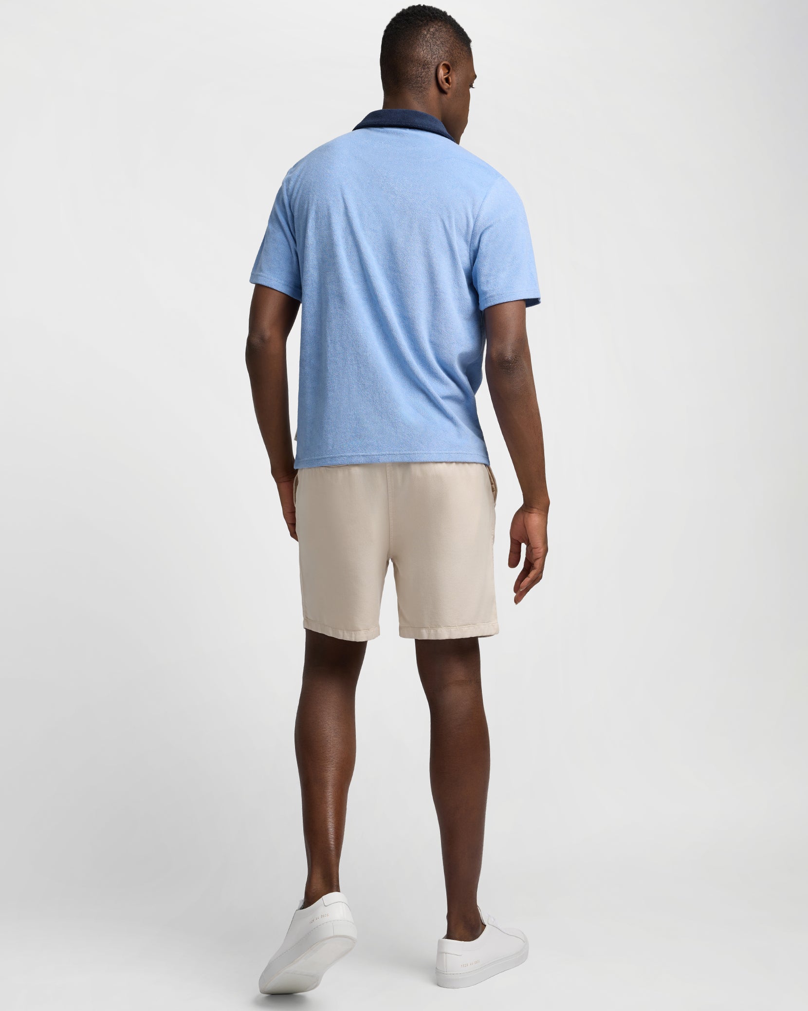 Towel Terry Pocket Johnny Collar Polo - Image 5