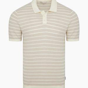 Cotton Textured Knit Polo
