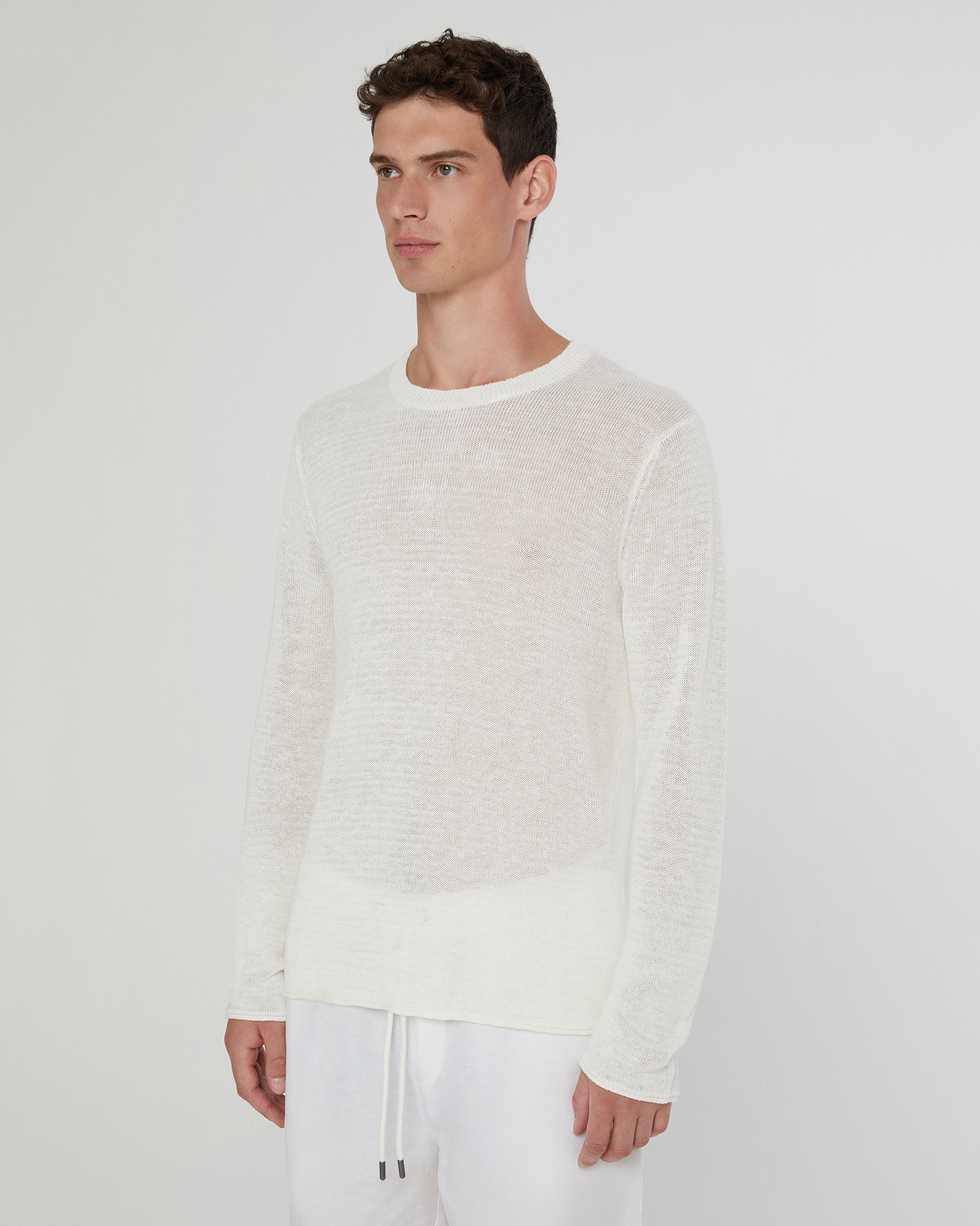Kevin Crewneck Linen Sweater - Image 2
