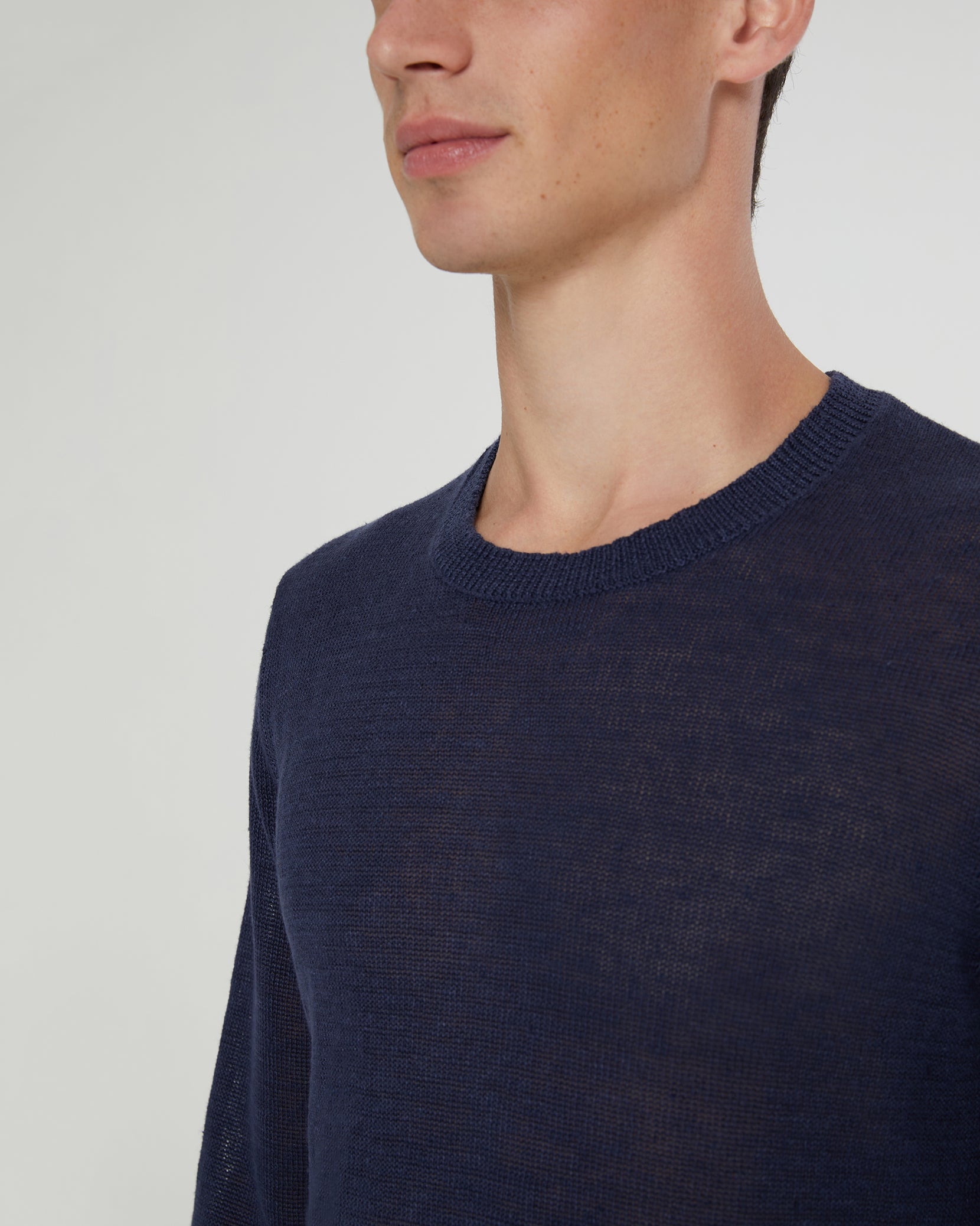 Kevin Crewneck Linen Sweater - Image 3