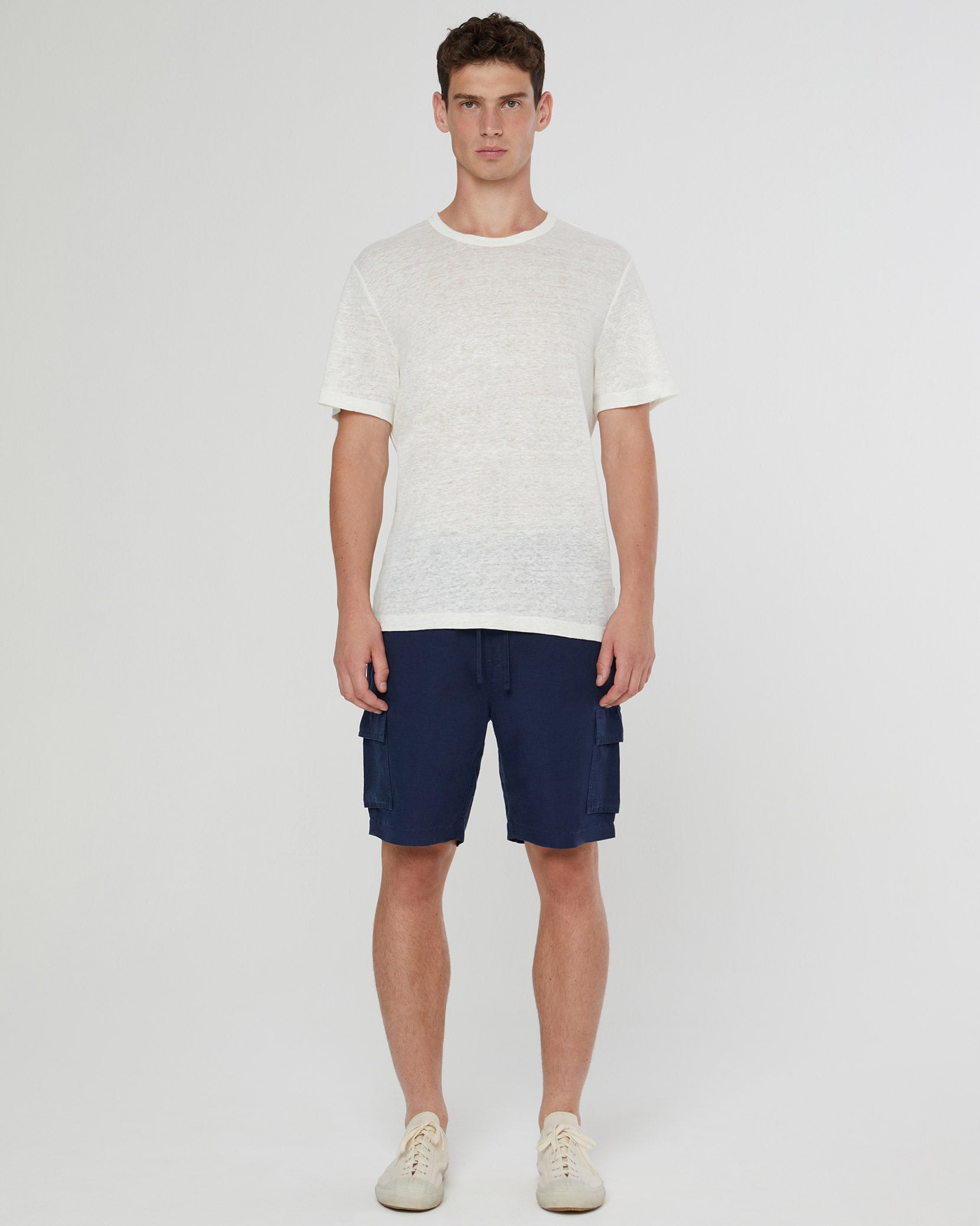 Air Linen Pull-on Cargo Short - Image 4
