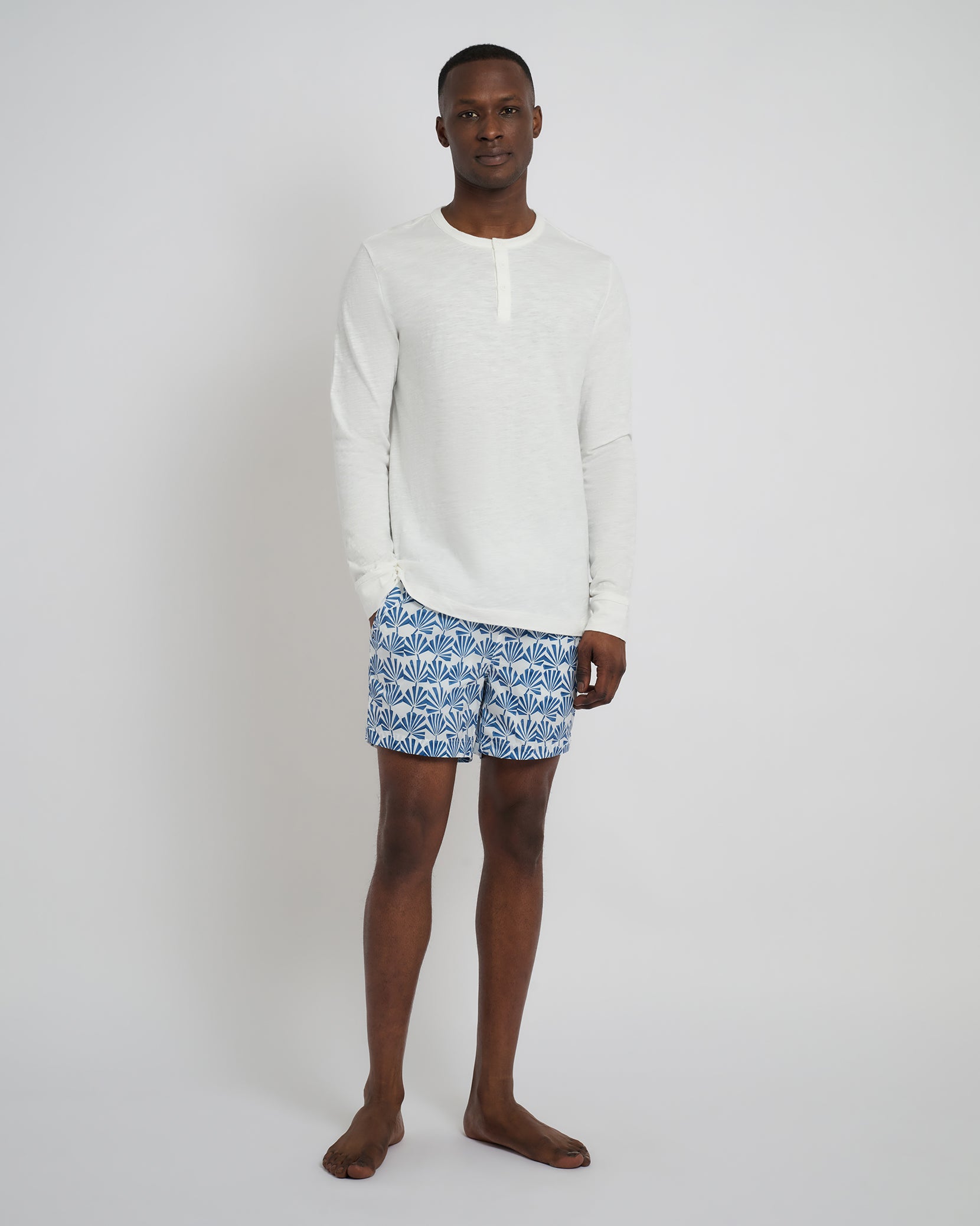 Long Sleeve Slub Henley - Image 3