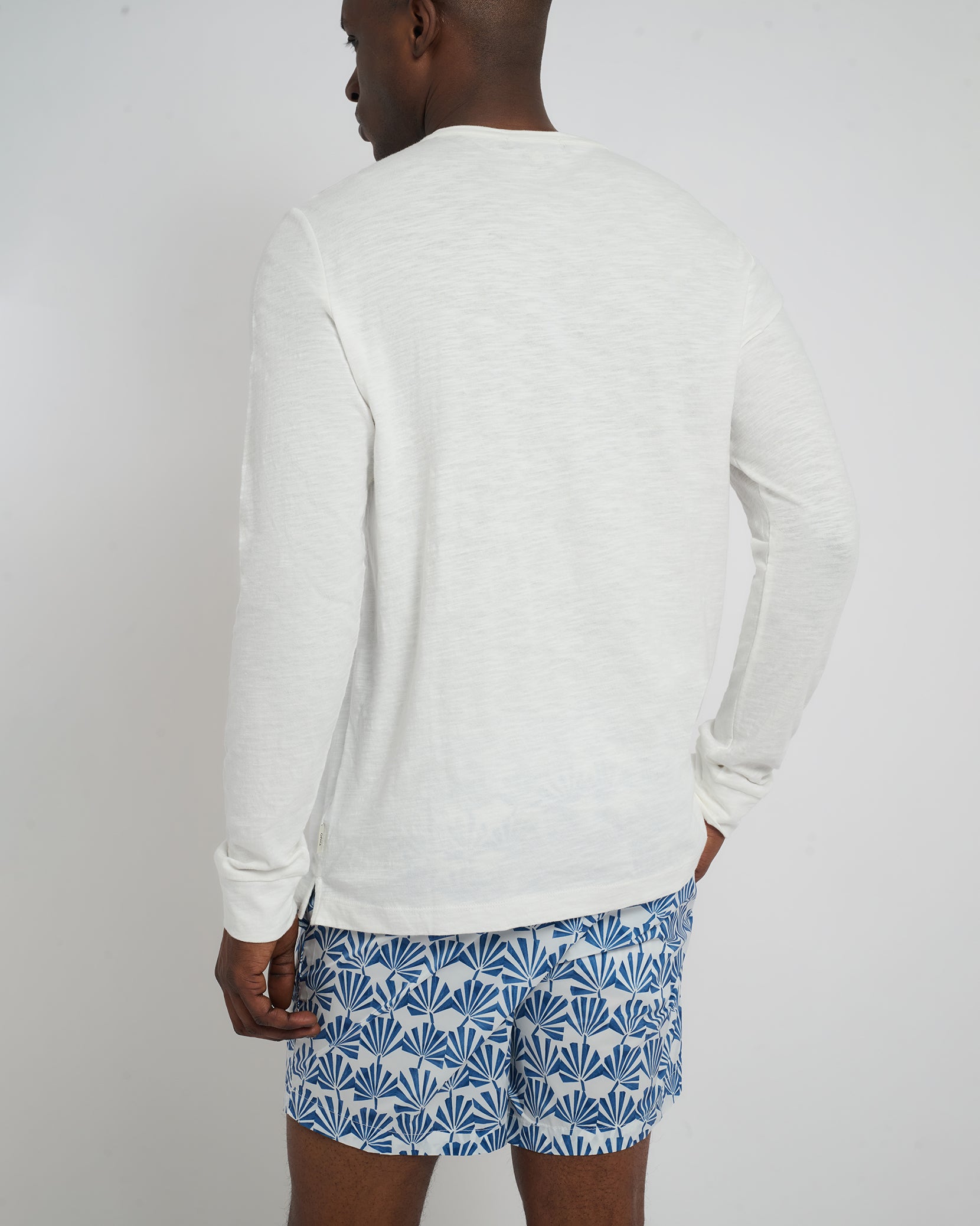 Long Sleeve Slub Henley - Image 4