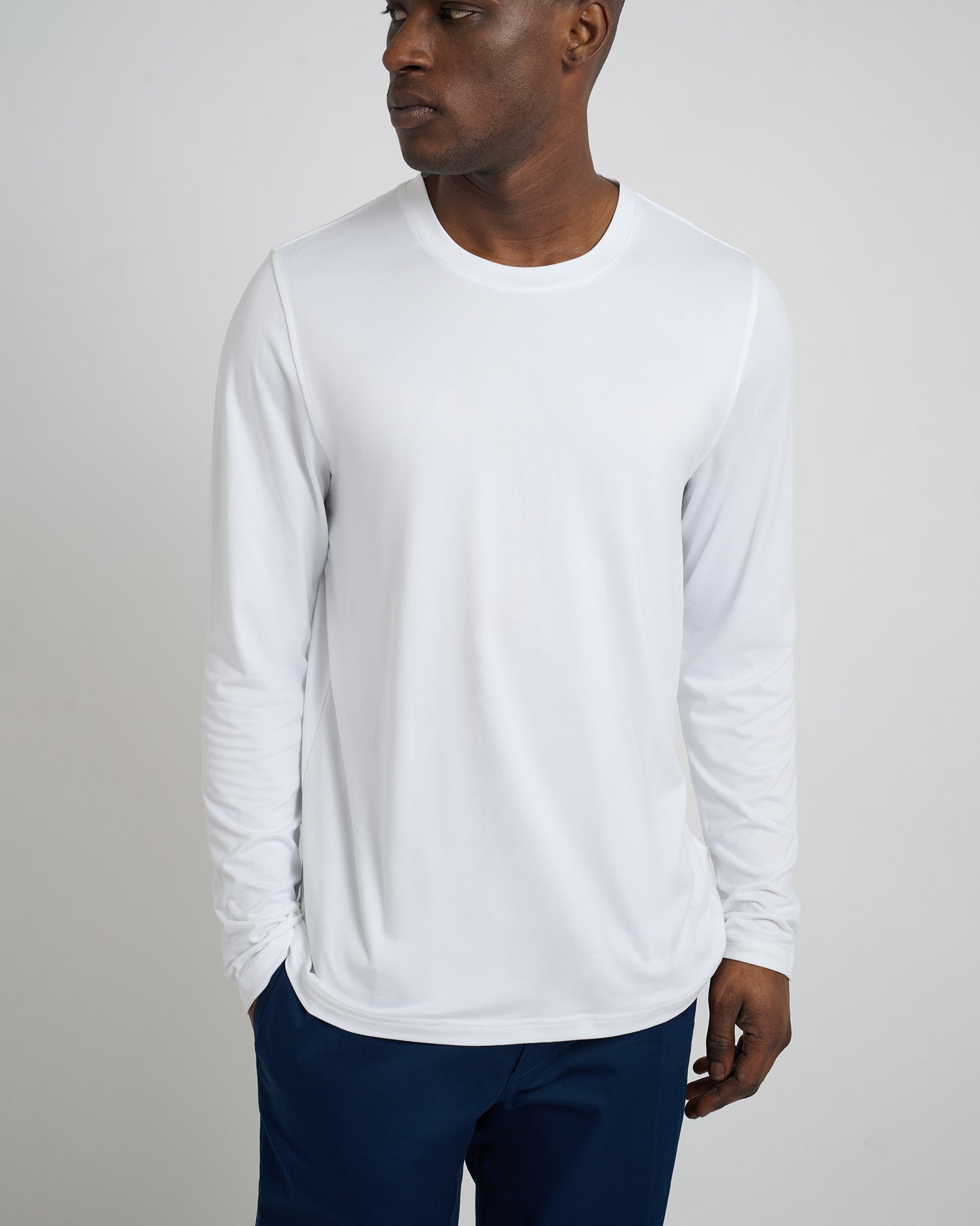 Men's Long Sleeve Sun Tee - Image 2