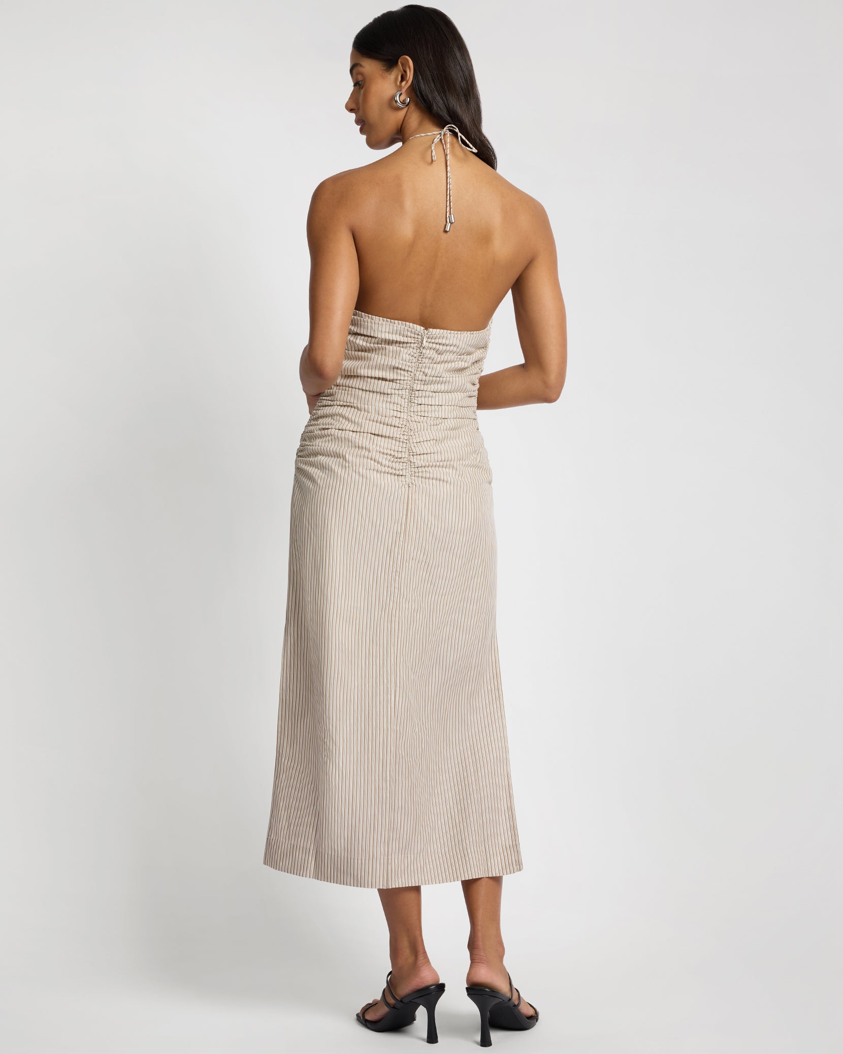 Ruched Halter Dress - Image 4
