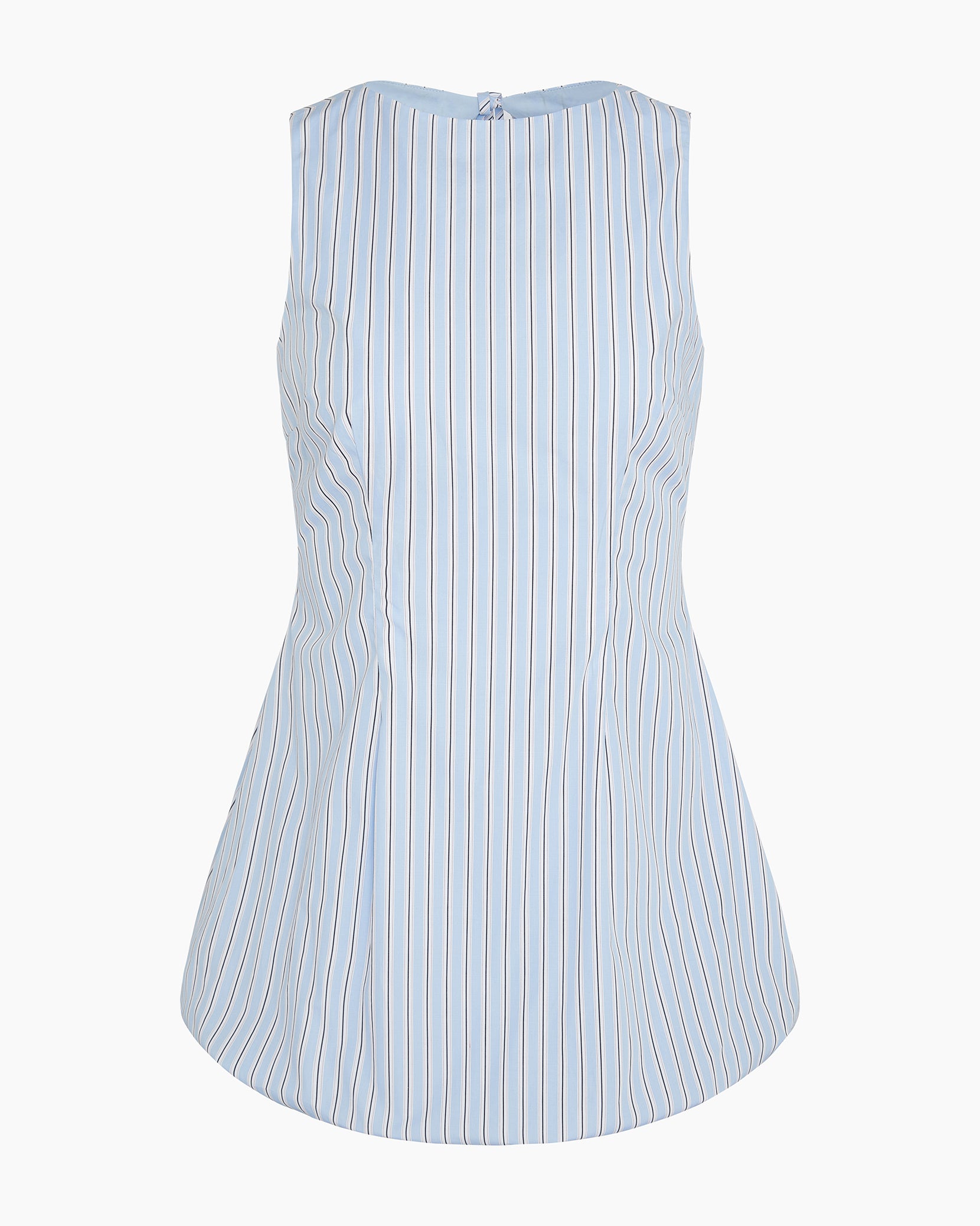 Fitted Boatneck Bubble Mini Dress - Image 2