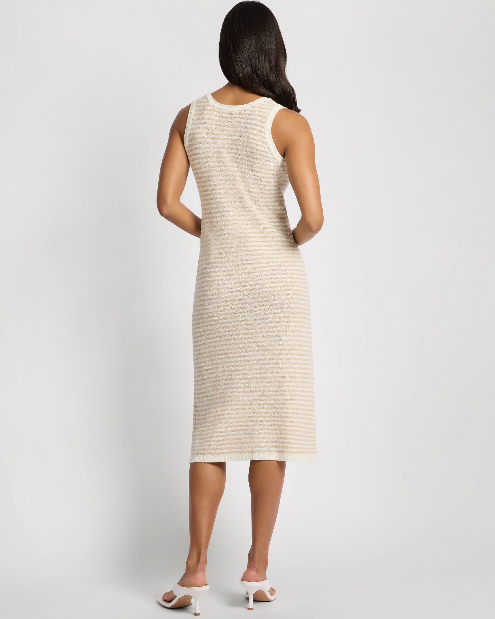 Cotton Boucle Scoop Tank Dress - Image 4