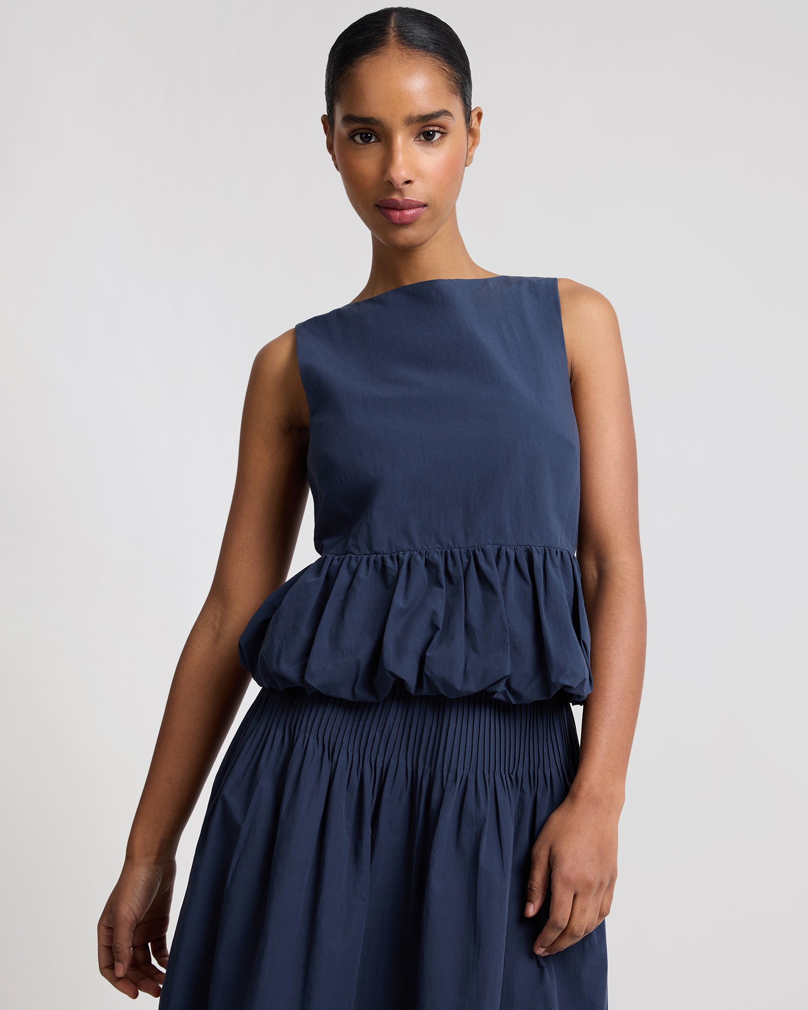 Boatneck Bubble Top
