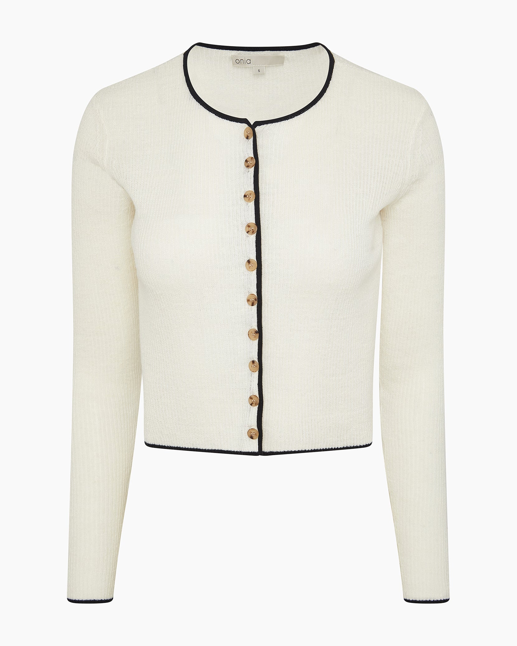 Linen Rib Cardigan - Image 3