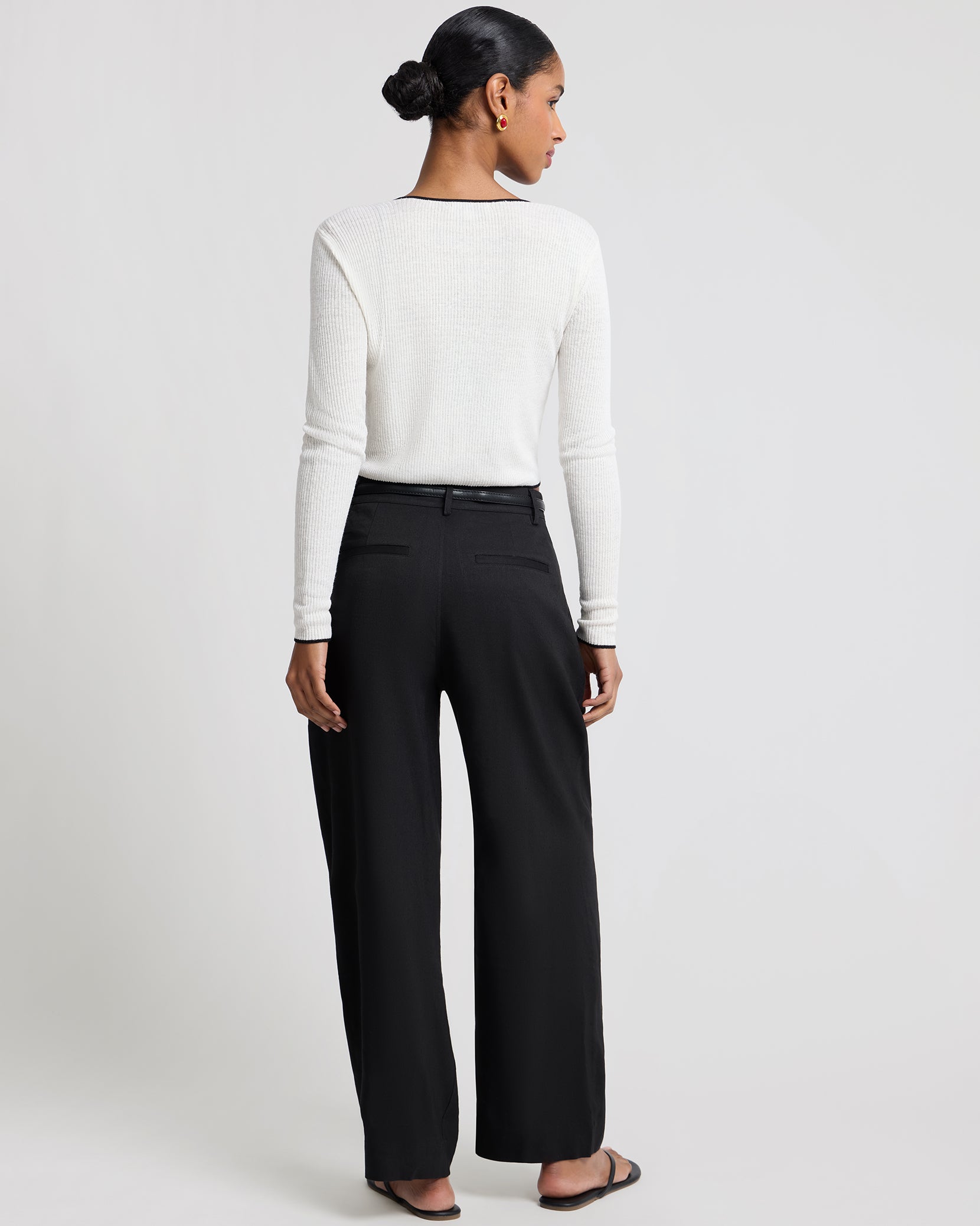 Linen Rib Cardigan - Image 6